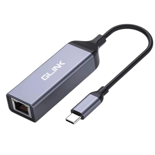 GLINK USB Type-C to RJ45 Gigabit Ethernet Adapter | USB-C to LAN Network Adapter 1000Mbps