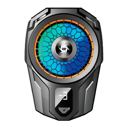 XO SL08 Mobile Phone Cooler – RGB Gaming Cooling Fan with Temperature Display, 2-Speed Semiconductor Radiator for iPhone & Android