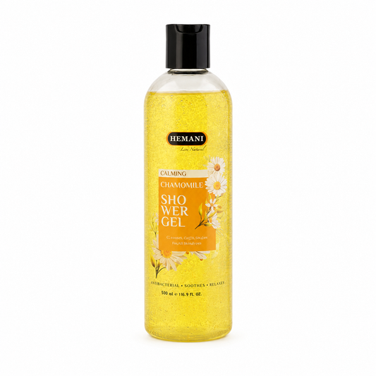 Hemani Calming Chamomile Shower Gel 500ml – Relaxing Body Wash for All Skin Types