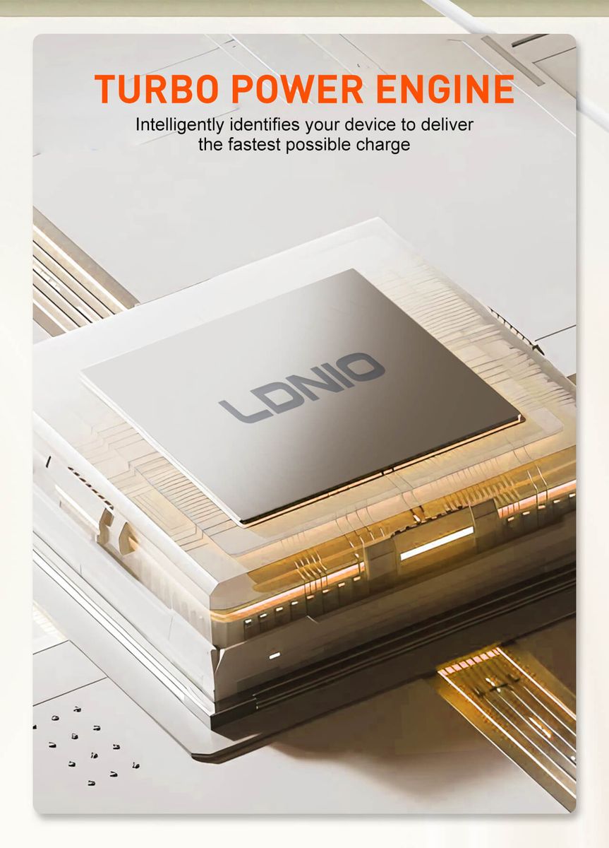 LDNIO Q2319 30W Universal Fast Charger with USB-C to Lightning Cable (1M) | USB-C PD & USB-A Travel Adapter
