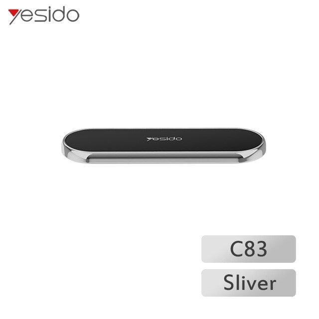 Yesido C83 Magnetic Car Phone Holder – 6 N50 Magnets Zinc Alloy Dashboard Mount with Washable Adhesive