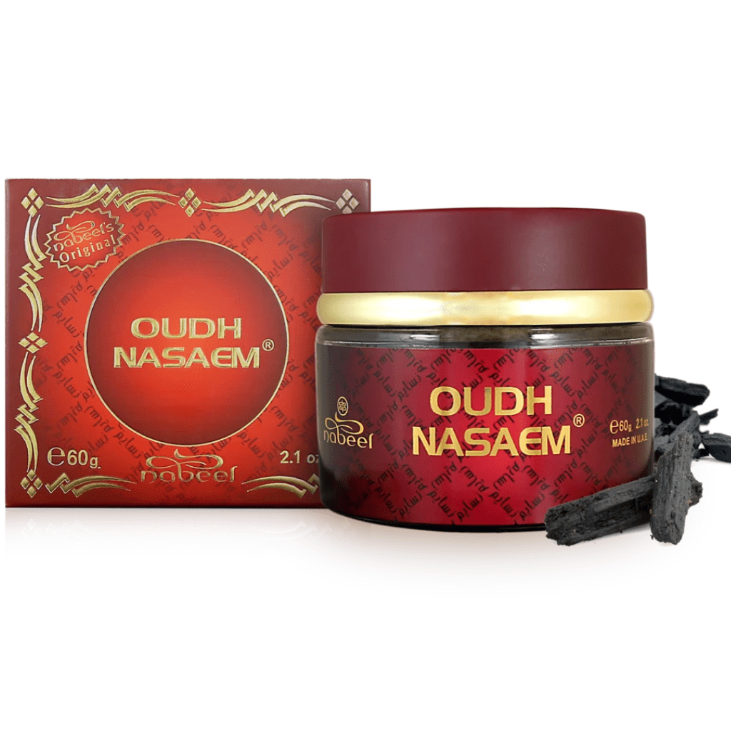 Nabeel Oudh Nasaem Bakhoor 60g – Premium Arabic Incense with Long-Lasting Oud Fragrance