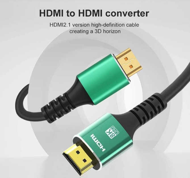 HDMI 2.1 8K Ultra High Speed Cable 10 Meter | 48Gbps UHD HDR eARC HDMI to HDMI Cable