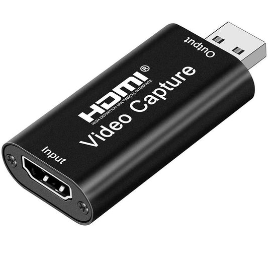 HDMI Video Capture USB 2.0 Adapter | HDMI to USB Video Capture Card for Live Streaming & Recording