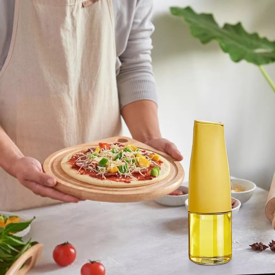 Glass Cooking Oil Dispenser Bottle with Precision Pour Spout | Leakproof Olive Oil & Vinegar Bottle