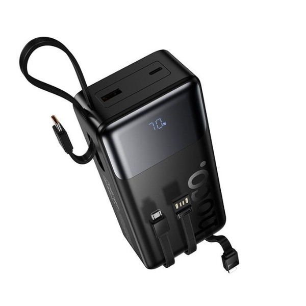 Hoco J156B 30000mAh Power Bank 22.5W Fast Charging with 4 Built-In Cables