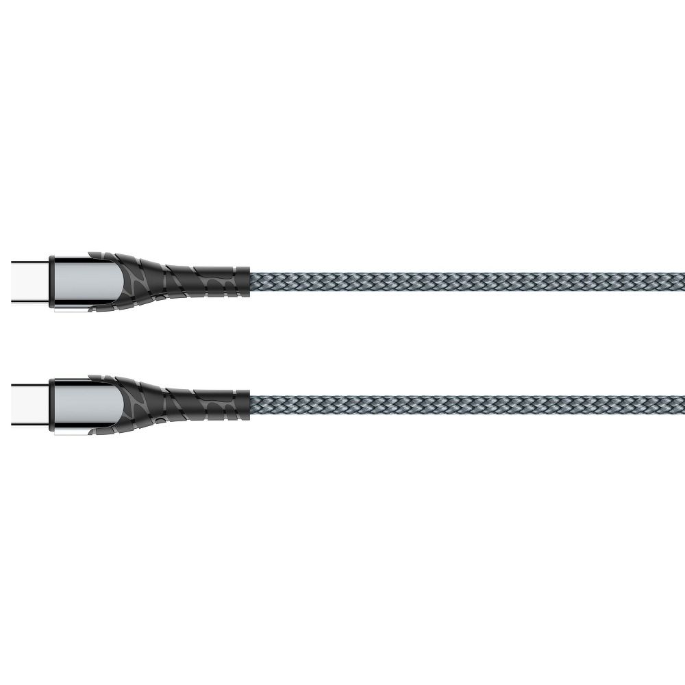 LDNIO LC102 USB-C to USB-C 65W PD Fast Charging Cable 2M | Braided Data Sync Cable