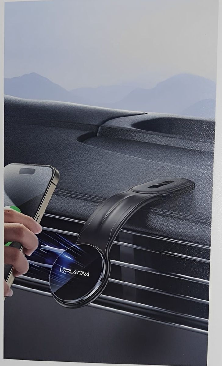 VIPLATINA MagSafe Car Mount Charger 15W Magnetic Wireless Fast Charger for Smartphones