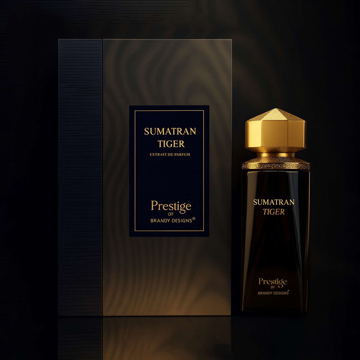 Prestige Sumatran Tiger Extrait de Parfum for Men 100ml | Luxury Woody Oriental Long Lasting Perfume