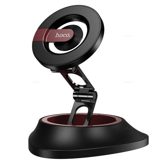 HOCO H90 Magnetic Rotatable Car Phone Holder | 360° Adjustable Strong Magnet Dashboard & Desk Mobile Mount