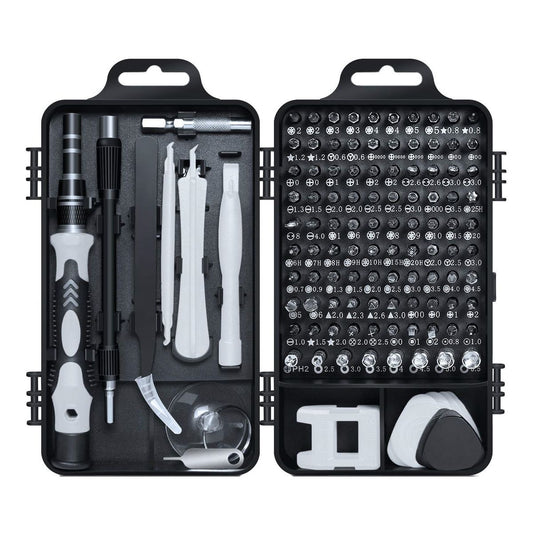 115-Piece Magnetic Precision Screwdriver Bit Set & Repair Tool Kit – Multipurpose Hand Tool Set for Electronics, Mobile, Laptop & Home Repairs