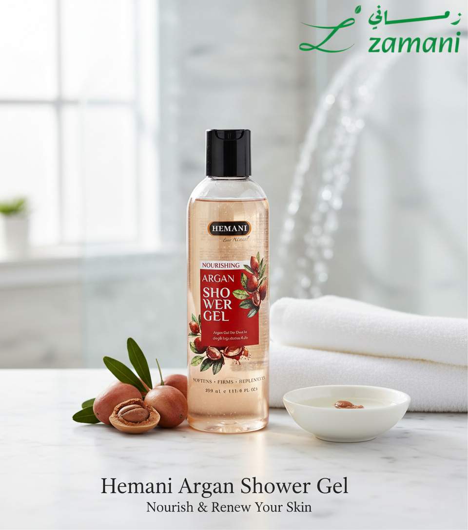 Hemani Argan Shower Gel 500ml – Nourishing Moisturizing Body Wash for Soft & Refreshed Skin