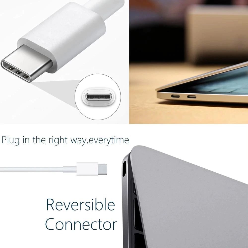 87W USB-C Charger for MacBook Pro | USB-C Fast Charging Power Adapter with 2M USB-C to USB-C Cable