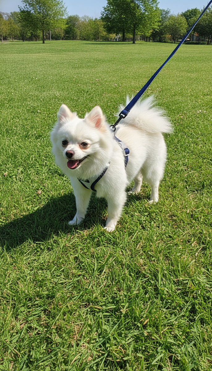 Adjustable Dog Harness & Leash Set – Navy Blue, Comfortable No-Pull Pet Walking Set