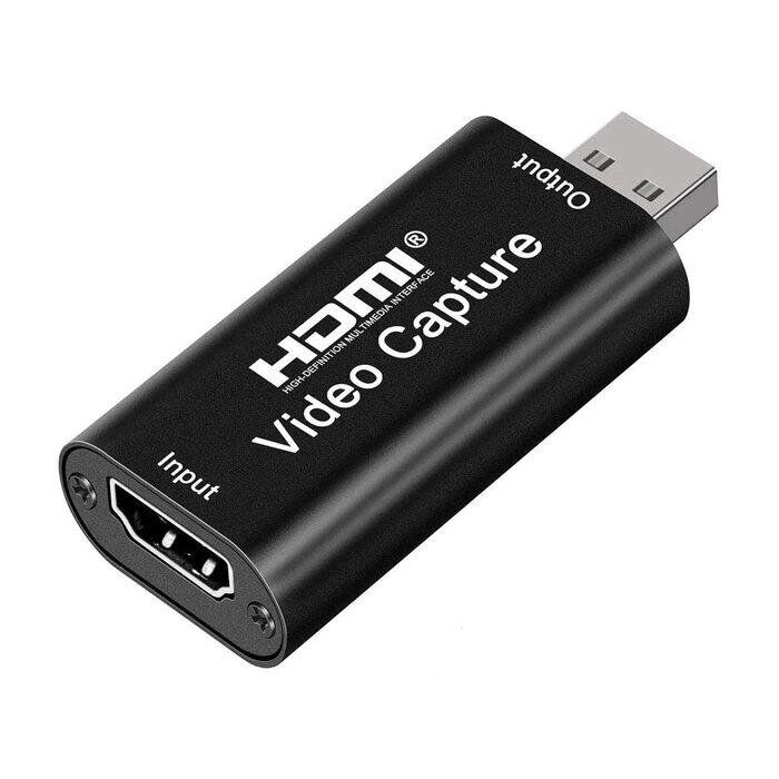 HDMI Video Capture Adapter 1080P USB Capture Card for Live Streaming, Recording & Video Conferencing