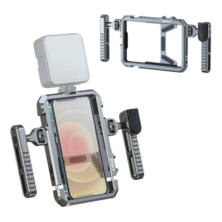 MS-98 Aluminum Smartphone Video Rig Cage with Dual Handles and Remote