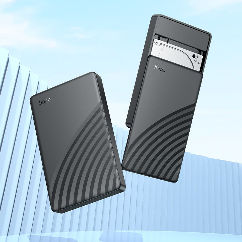 Hoco HB46 2.5-Inch USB 3.0 External Hard Drive Enclosure | SATA HDD/SSD to USB Micro-B Hard Disk Case