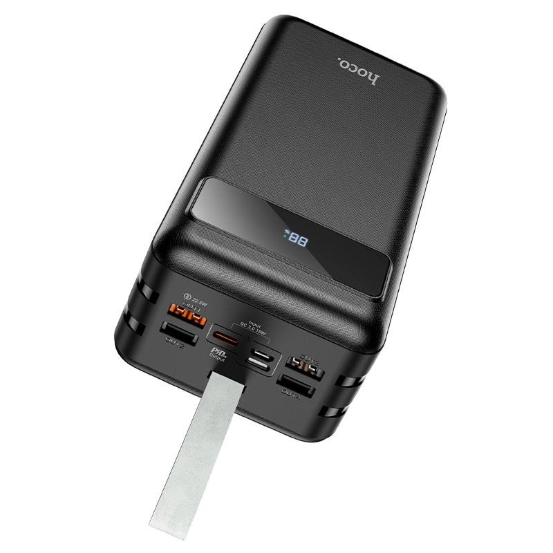 HOCO J86B 60000mAh 22.5W Fast Charging Power Bank with LED Display | 4 USB, USB-C & Lightning Input Portable Charger