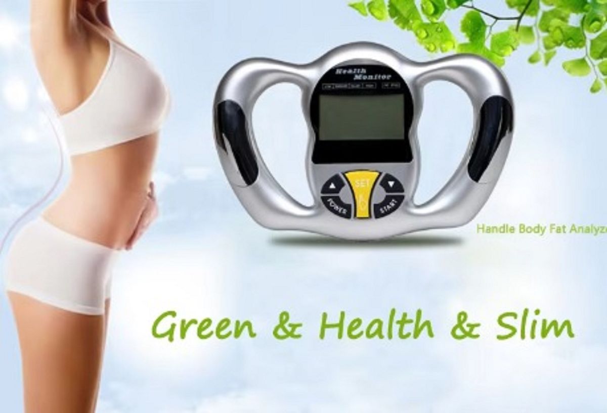 Mini BMI Body Fat Analyzer – Digital Handheld Body Composition Monitor for Body Fat, BMI, Hydration & Fitness Tracking