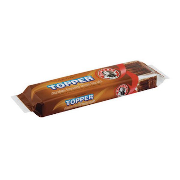 Bakers Topper Chocolate Cream Biscuits 12 x 125g Value Pack | Chocolate Sandwich Biscuits Bulk Box