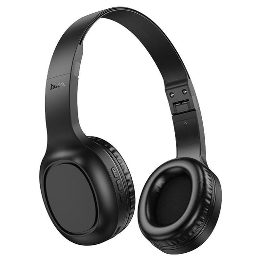 Hoco W46 Wireless Bluetooth Over-Ear Headphones | Hi-Fi Stereo Sound, 20H Playtime, Bluetooth 5.3, Foldable Headset with Microphone