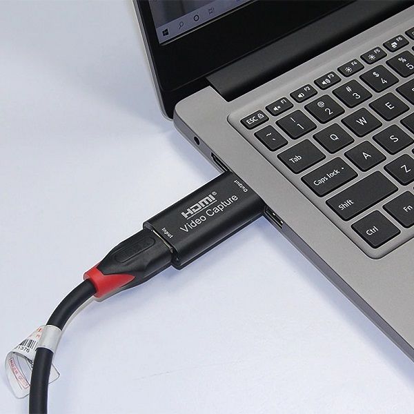 HDMI Video Capture Adapter 1080P USB Capture Card for Live Streaming, Recording & Video Conferencing