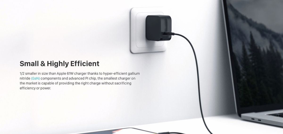 45W USB-C Laptop Charger | Type-C Fast Charging Power Adapter for MacBook Air, Lenovo, HP, Dell, ASUS & Acer