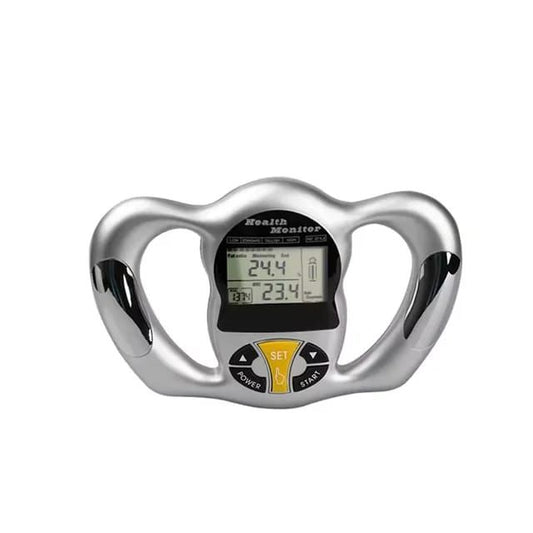Mini BMI Body Fat Analyzer – Digital Handheld Body Composition Monitor for Body Fat, BMI, Hydration & Fitness Tracking