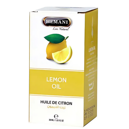 Hemani Lemon Essential Oil 30ml | 100% Pure Natural Aromatherapy, Hair & Skin Care Oil