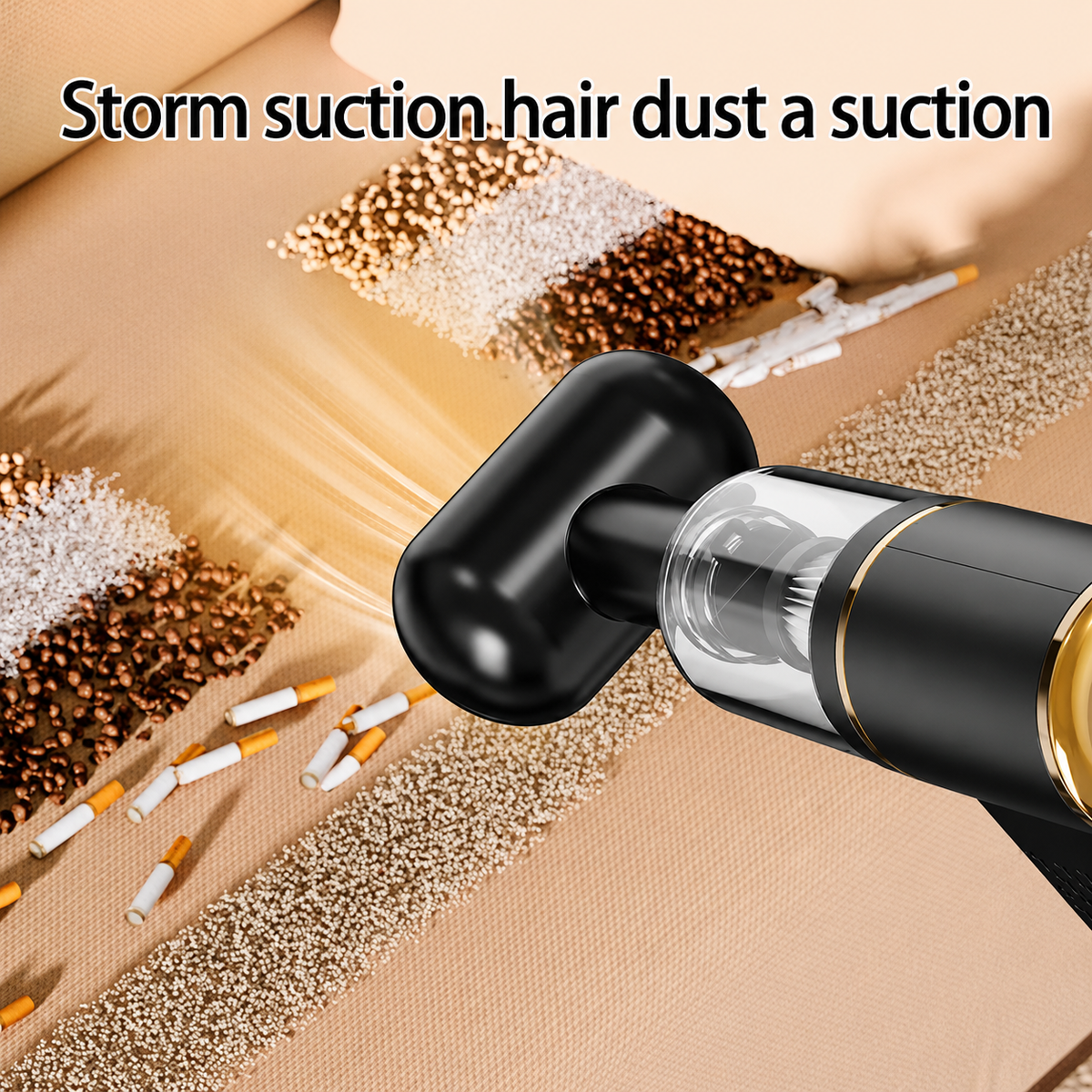 4-in-1 Cordless Car Vacuum Cleaner & Tyre Inflator – Portable Air Pump, Air Duster Blower with LCD Display