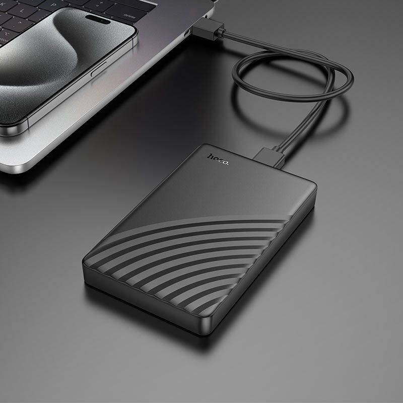 Hoco HB46 2.5-Inch USB 3.0 External Hard Drive Enclosure | SATA HDD/SSD to USB Micro-B Hard Disk Case
