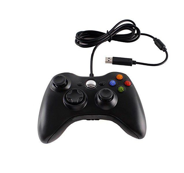 Wired Game Controller for Xbox 360 & PC – USB Gamepad with Dual Analog Sticks, D-Pad & Action Buttons