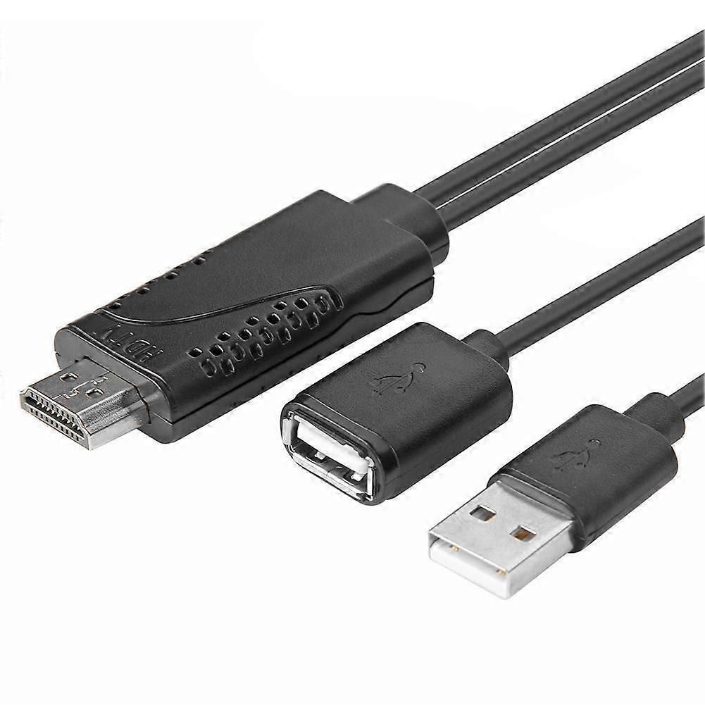 USB Phone to HDMI Display Adapter Cable | USB to HDMI TV Adapter with Full HD 1080P Video Output for Android Phone, TV & Monitor