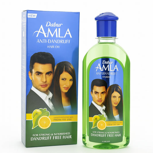 Dabur Amla Anti-Dandruff Hair Oil 200ml | Nourishing Scalp Treatment for Dandruff Control & Strong Hair