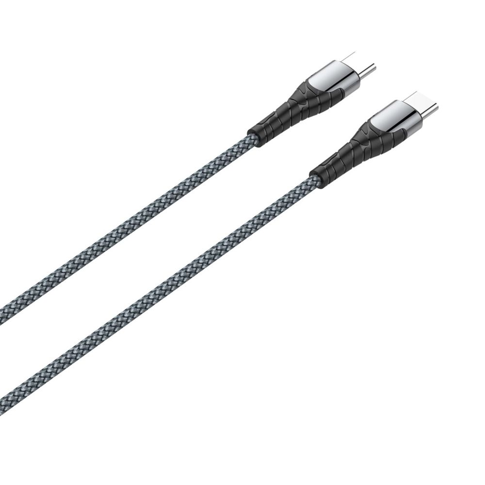 LDNIO LC102 USB-C to USB-C 65W PD Fast Charging Cable 2M | Braided Data Sync Cable