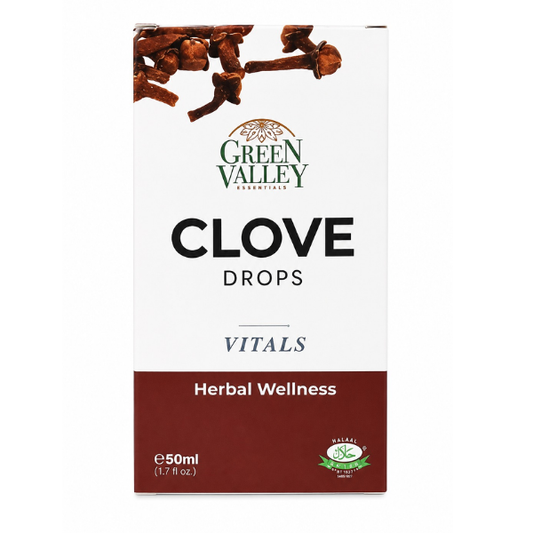 Green Valley Clove Drops 50ml | Herbal Clove Oil Drops for Daily Wellness