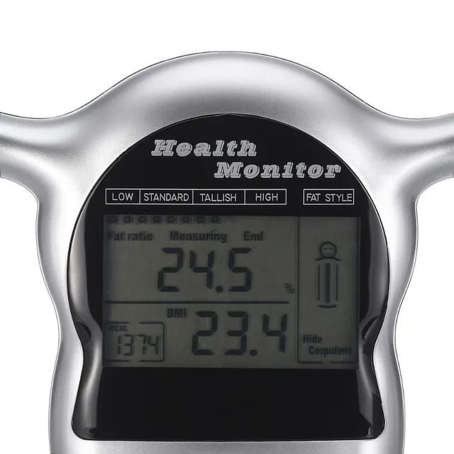 Mini BMI Body Fat Analyzer – Digital Handheld Body Composition Monitor for Body Fat, BMI, Hydration & Fitness Tracking
