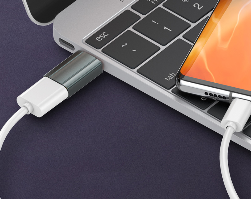 LDNIO LC140 USB-C Male to USB-A Female OTG Adapter | USB 3.0 High-Speed 5Gbps Data Transfer & Fast Charging | Type-C to USB Converter for Android, Laptop, MacBook & Tablet