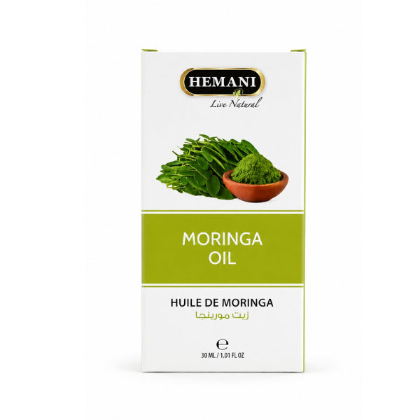 Hemani Moringa Oil 30ml – Pure Natural Multipurpose Hair & Skin Care Oil
