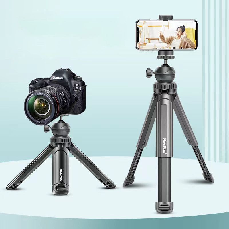 NeePho NP-999 Adjustable Tripod Stand with Phone Holder | Portable Mini Tripod for Mobile, Camera & GoPro