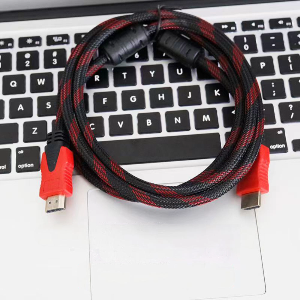 HDMI Cable 1.5 Meter | Braided High-Speed HDMI to HDMI Cable | Full HD 1080P, 3D & Ethernet Compatible