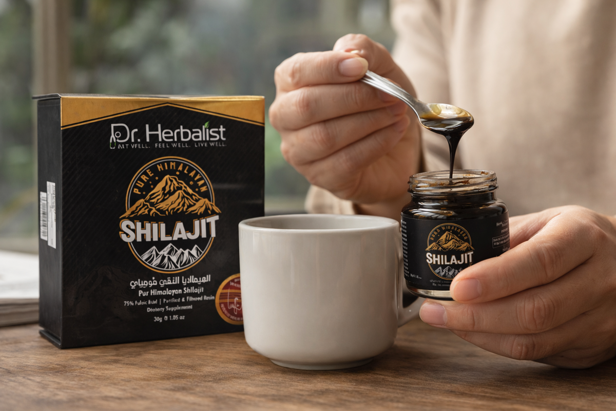 Dr Herbalist Pure Himalayan Shilajit Resin Gel 30g | 75% Fulvic Acid Mineral Supplement