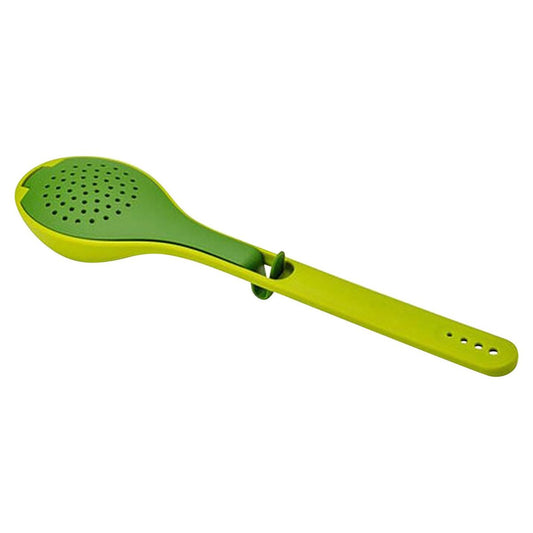 2-in-1 Plastic Herb Infusing Spoon with Herb Stripper | Flavor-Infusing Cooking Spoon