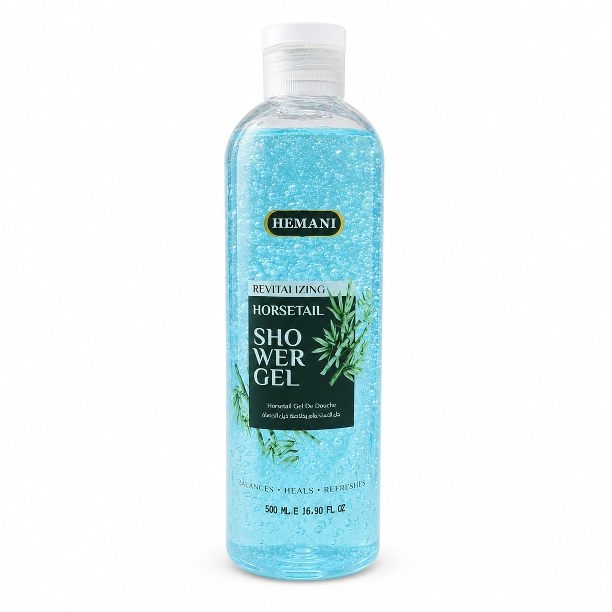Hemani Revitalizing Horsetail Shower Gel 500ml – Refreshing Body Wash