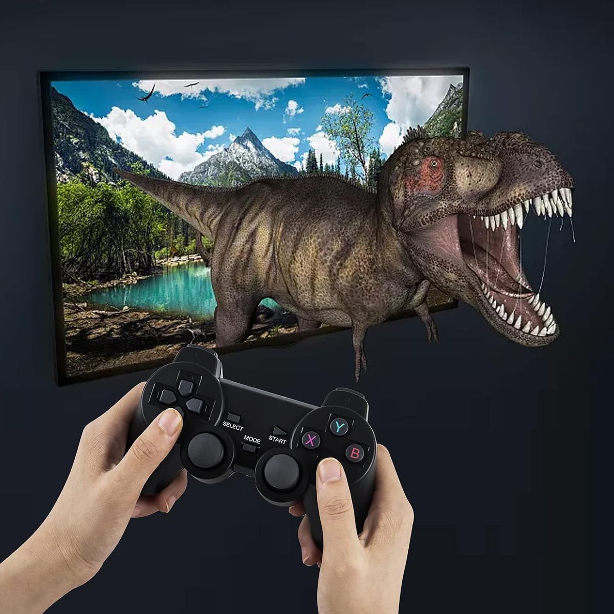 Wireless Controller Compatible with PS3 – Dual Analogue Gamepad with D-Pad & Action Buttons