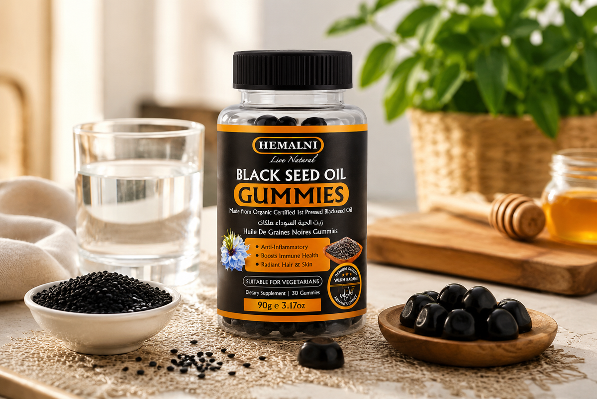 Dr. Herbalist Black Seed Oil Gummies – 30 Gummies, Vegetarian Dietary Supplement