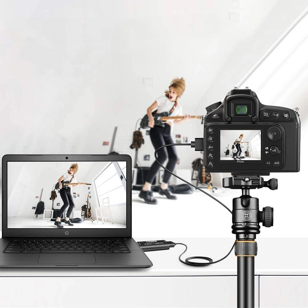 USB to HDMI Video Capture Device | HDMI to USB Capture Card for Live Streaming, Gaming & Video Recording