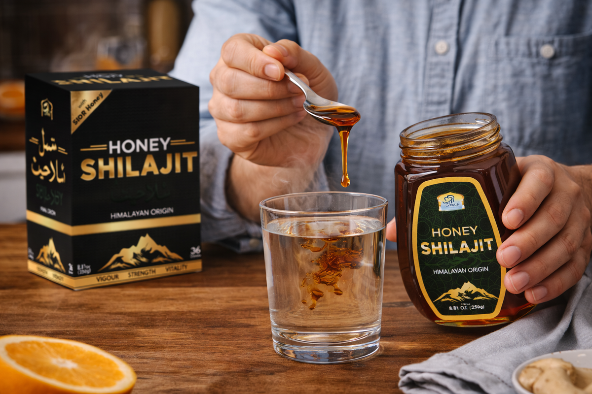 Al Khair Himalayan Honey Shilajit Blend with Sidr Honey 250g – Natural Energy & Daily Wellness Supplement