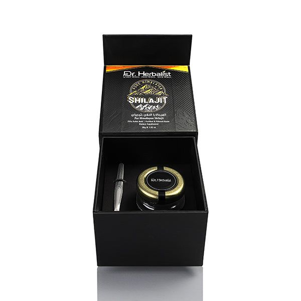 Dr Herbalist Pure Himalayan Shilajit Resin Gel 30g | 75% Fulvic Acid Mineral Supplement