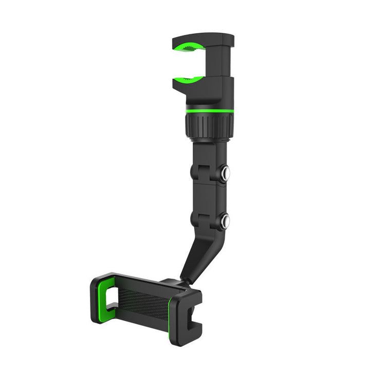 HOCO DCA15 360° Rotating Rearview Mirror Car Phone Holder – Universal Adjustable Smartphone Mount